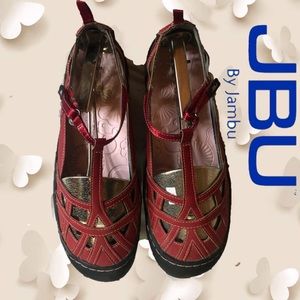 JBU by Jambu Women's Margo Flat Red